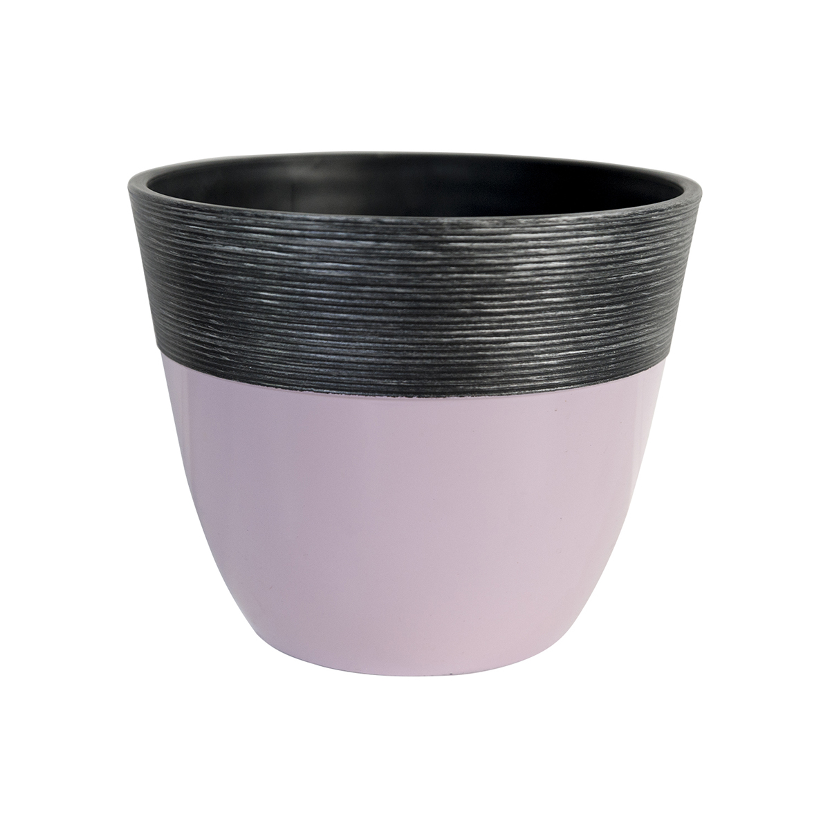 20cm Plastic Plant Pot Ceramic Effect Planter