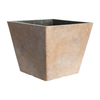 Big Square Recycled Pp Old Stone Effect Planter