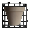 Outdoor Vertical Hanging half round Wall Mounted Planter