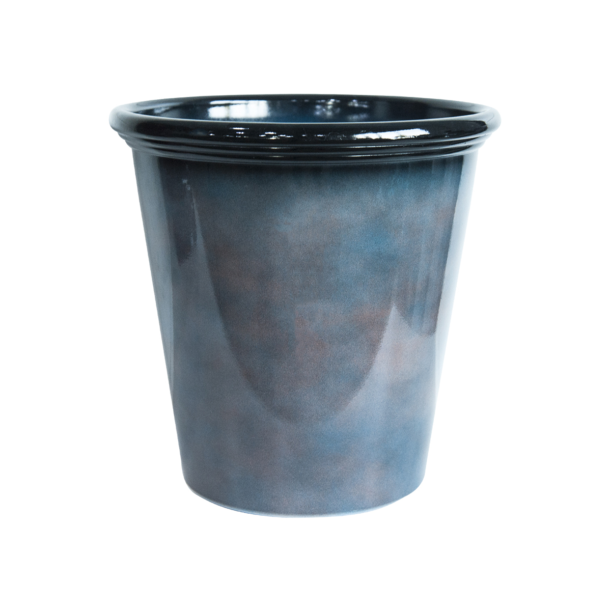 Ceramic Glazed Effect Bucket Plastic Planter Pots