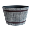 Recyclable Plastic Large Round Whiskey Barrel Planter