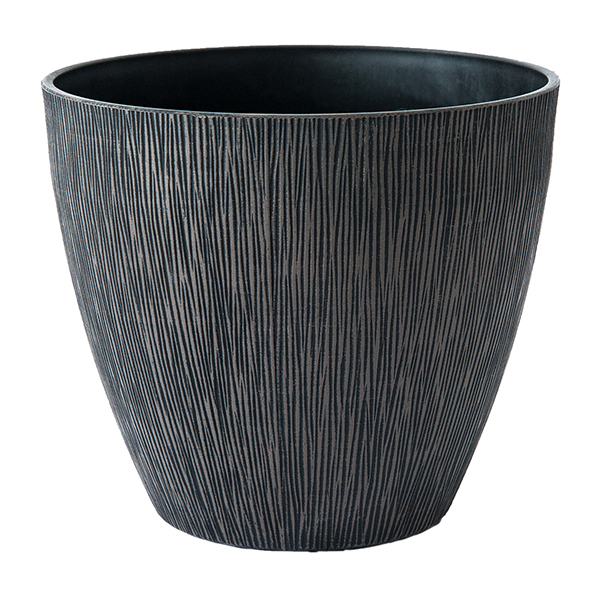 Resin Large Wooden Finish Modern Style Planter