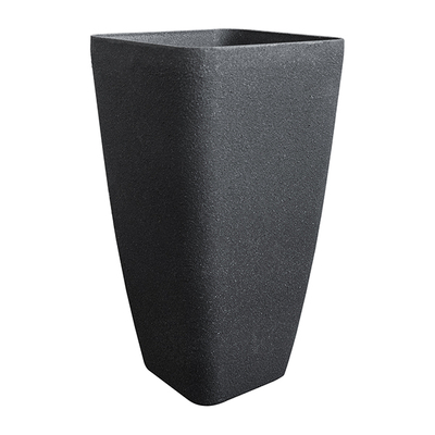 Indoor Garden Tall Square Plastic Tapered Planter Pots