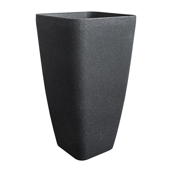Indoor Floor Plastic Square Tall Decorative Pot