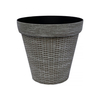Indoor Garden Plastic Rattan Design Plant Pot