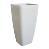 Tall Square Tapered Plastic Garden Pot