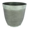 Polyresin Ribbed Plastic Large Vintage Style Planter
