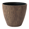 Indoor Decorative Big Wood Textured Pots for Plants