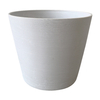 Plastic Round Cement Indoor Planter Flower Pot