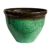 Ceramic Finish Plastic Bowl Glazed Planter