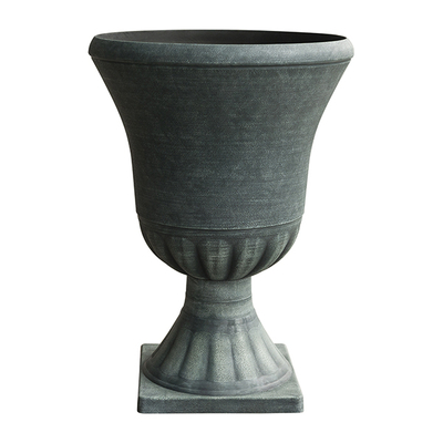 Patio Large Urn Plastic Outdoor Plant Pot