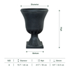 Outdoor Patio Resin Urn Style Large Flower Pot