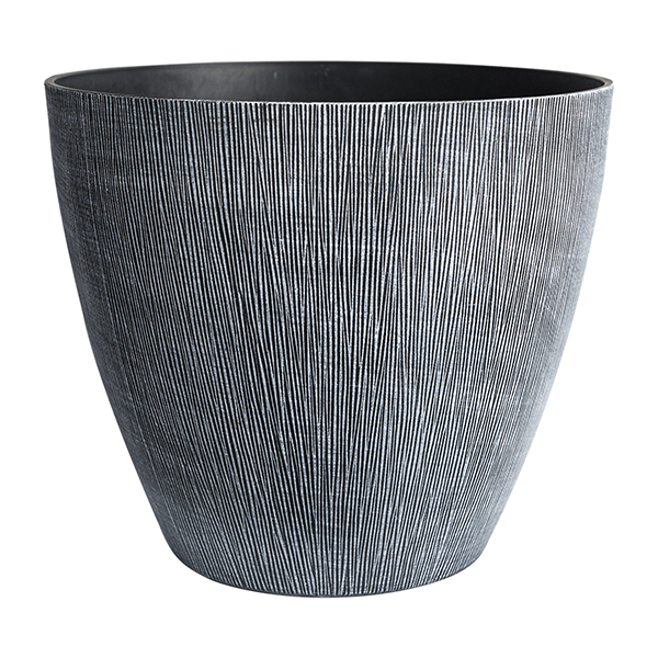 Resin Large Wooden Finish Modern Style Planter