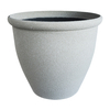 Plastic Cement Effect Round Tapered Pots for Plants