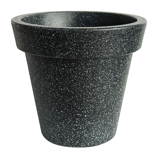 Thick Rim Synthetic Stone Effect Small Planter