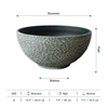 Faux Stone Plastic Water Lily Low Bowl Planter