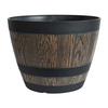 Round Cheap Wooden Barrel Finish Pots for Plants