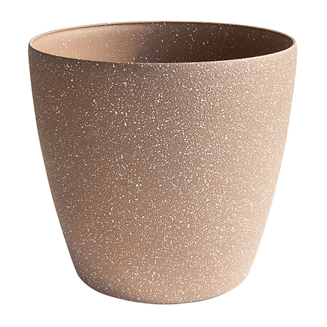Round plastic large sand stone effect planer