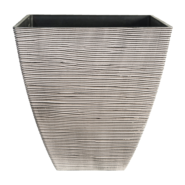Recycled Plastic Square Textured Extra Large Planter