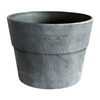 Cement Finish Round Premium Plastic Pots for Plants