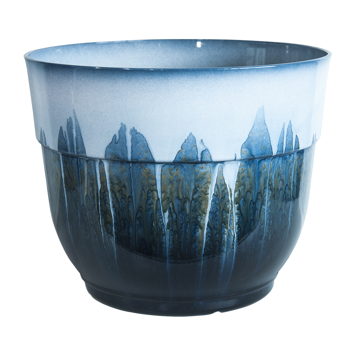 Lightweight Ceramic look plastic plant pot