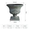 Roman Style Plastic Urn Vintage Plant Pot